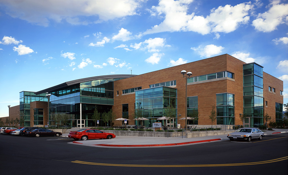 Front view of the Student Athlete Building